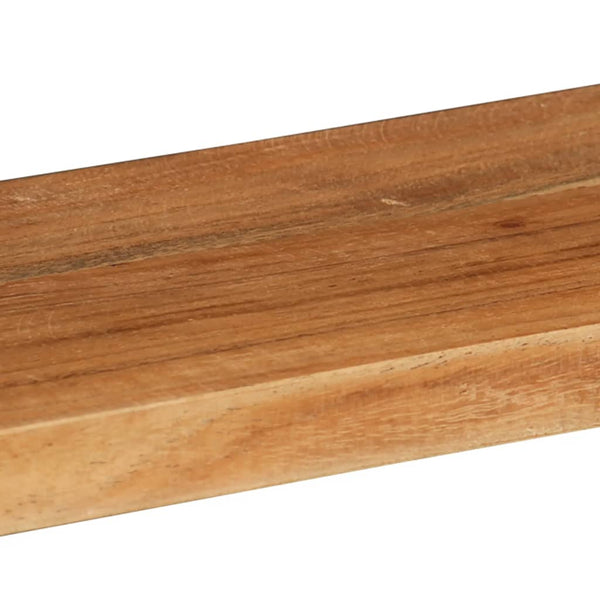 vidaXL 3-Piece Cube Shelf Set Solid Acacia Wood