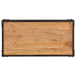 vidaXL Coffee Table 90x45x35 cm Solid Acacia Wood