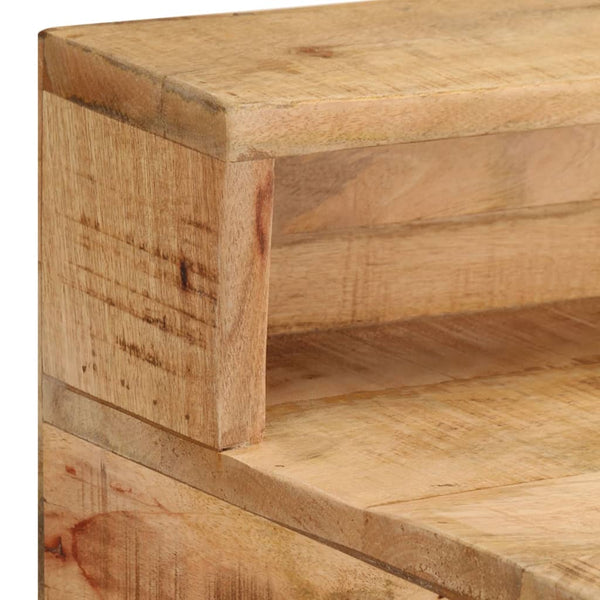 vidaXL Desk 100x45x90 cm Rough Solid Mango Wood