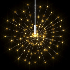 vidaXL Firework Light Christmas Decoration Warm White 20 cm 140 LEDs