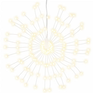 vidaXL Firework Light Christmas Decoration Warm White 20 cm 140 LEDs