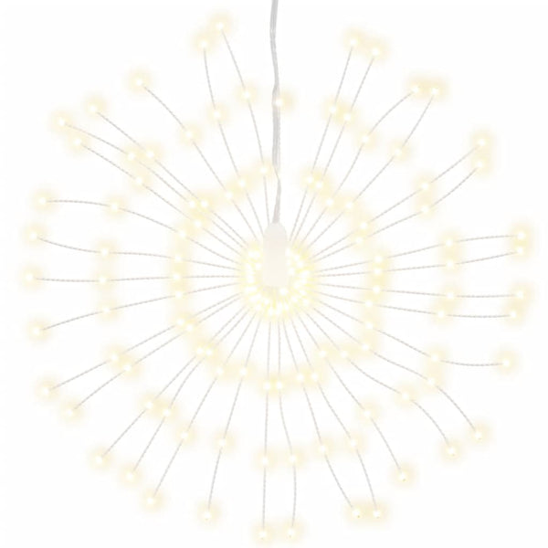 vidaXL Firework Lights 2 pcs. Christmas Decoration Warm White 20 cm 280 LEDs