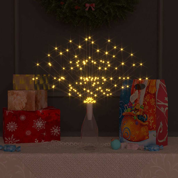 vidaXL Firework Lights 4 pcs. Christmas Decoration Warm White 20 cm 560 LEDs