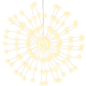 vidaXL Firework Lights 4 pcs. Christmas Decoration Warm White 20 cm 560 LEDs