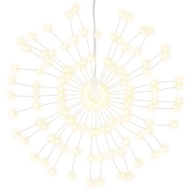 vidaXL Fireworks Lights 10 pcs. Christmas Decoration Warm White 20cm 1400LEDs