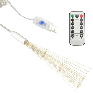 vidaXL Fireworks Lights 10 pcs. Christmas Decoration Warm White 20cm 1400LEDs