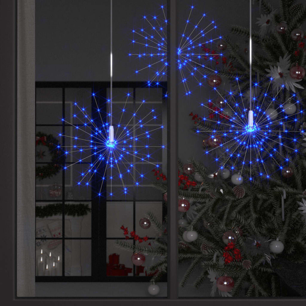 vidaXL Fireworks Light Blue 20 cm 140 LEDs