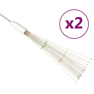 vidaXL Firework Lights 2 pcs. Christmas Decoration Multicolour 20cm 280LEDs