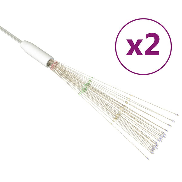 vidaXL Firework Lights 2 pcs. Christmas Decoration Multicolour 20cm 280LEDs