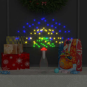 vidaXL Firework Lights 2 pcs. Christmas Decoration Multicolour 20cm 280LEDs