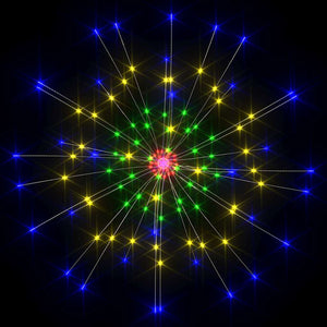 vidaXL Firework Lights 2 pcs. Christmas Decoration Multicolour 20cm 280LEDs
