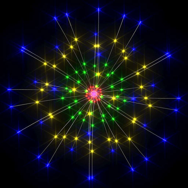 vidaXL Firework Lights 2 pcs. Christmas Decoration Multicolour 20cm 280LEDs