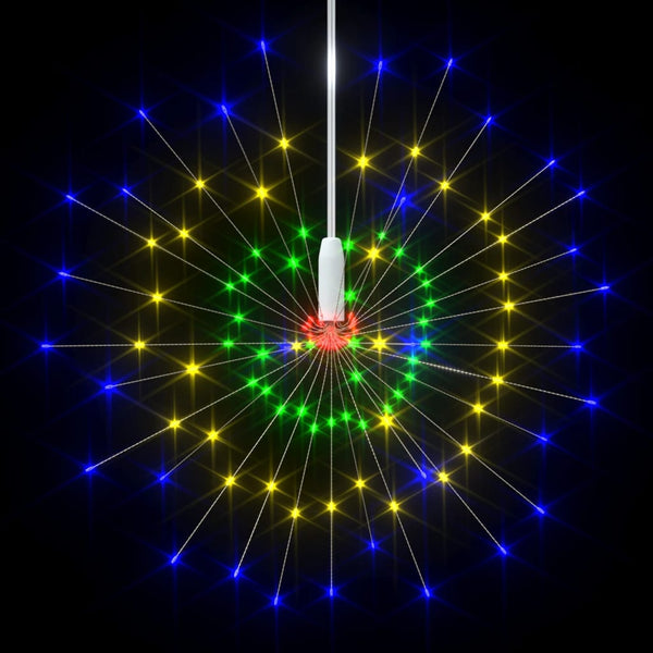 vidaXL Firework Lights 10 pcs. Multicolored 20 cm 1400 LEDs