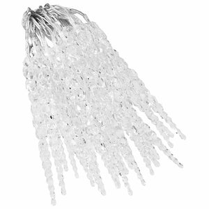 vidaXL 40-piece Icicle Light Chain Warm White Acrylic Remote Control