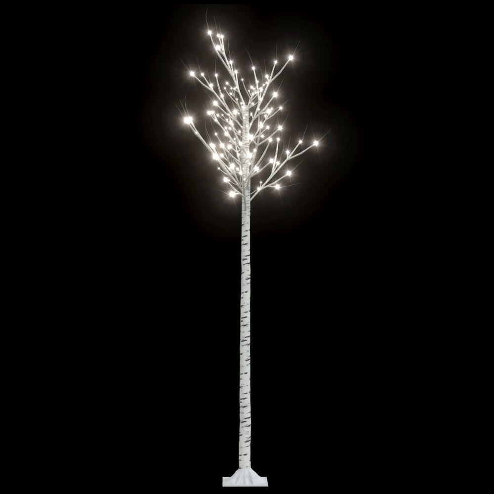 vidaXL Christmas Tree 200 LEDs 2.2 m Cool White Indoor Outdoor