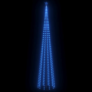vidaXL Cone-shaped Christmas Tree 752 LEDs Decoration Blue 160x500 cm