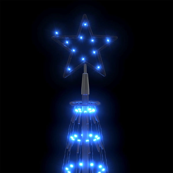 vidaXL Cone-shaped Christmas Tree 752 LEDs Decoration Blue 160x500 cm