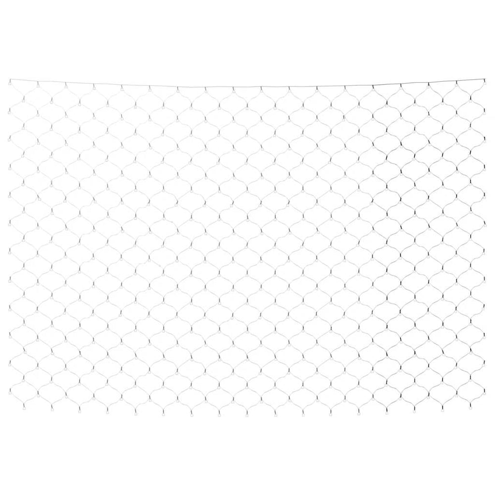 vidaXL LED Net Lights Cold White 3x2 m 204 LEDs Indoor Outdoor