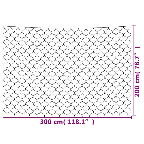 vidaXL LED Net Lights Cold White 3x2 m 204 LEDs Indoor Outdoor
