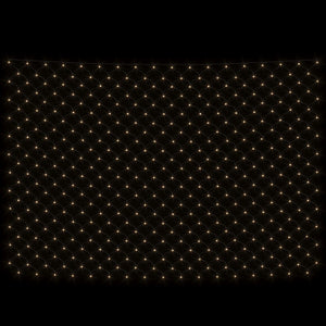 vidaXL LED Net Light Warm White 3x3 m 306 LEDs Indoor Outdoor