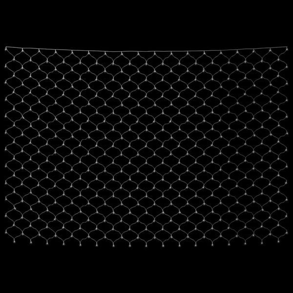 vidaXL LED Net Light Cool White 3x3 m 306 LEDs Indoor Outdoor