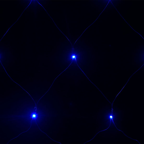 vidaXL LED Net Light Blue 3x3 m 306 LEDs Indoor Outdoor