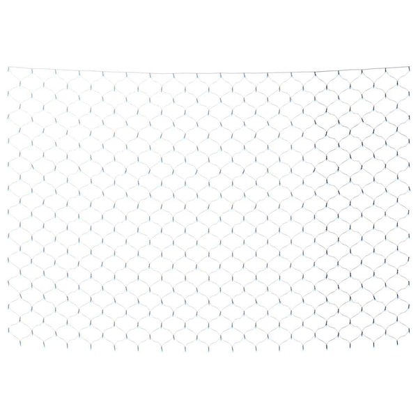 vidaXL LED Net Light Blue 3x3 m 306 LEDs Indoor Outdoor