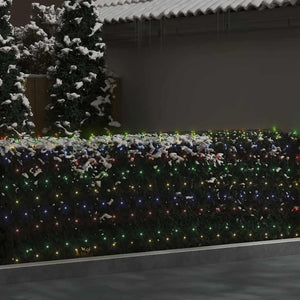 vidaXL Christmas Net Lights Multicolored 3x3 m 306 LEDs Indoor Outdoor