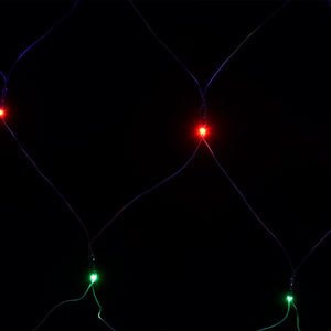 vidaXL Christmas Net Lights Multicolored 3x3 m 306 LEDs Indoor Outdoor