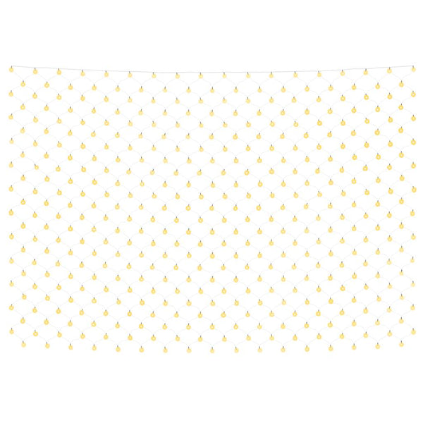 vidaXL Christmas Net Lights 4x4 m 544 LED Warm White Indoor Outdoor