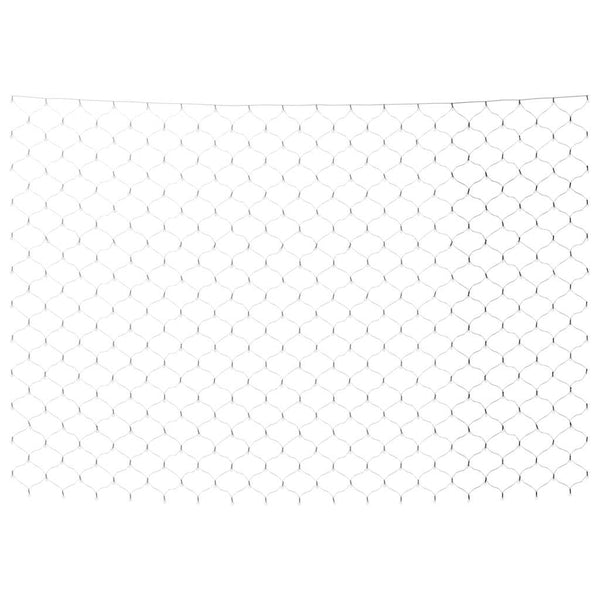 vidaXL Christmas Net Lights 4x4 m 544 LED Cold White Indoor Outdoor