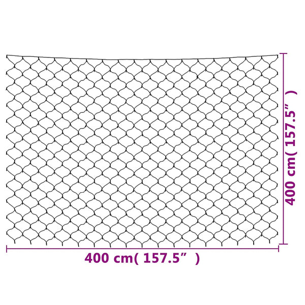 vidaXL Christmas Net Lights 4x4 m 544 LED Cold White Indoor Outdoor