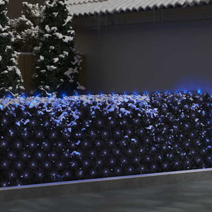 vidaXL Christmas Net Lights Blue 4x4 m 544 LEDs Indoor Outdoor