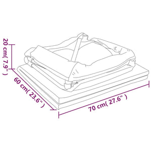 vidaXL Baby Playpen with Mattress Green Linen Fabric