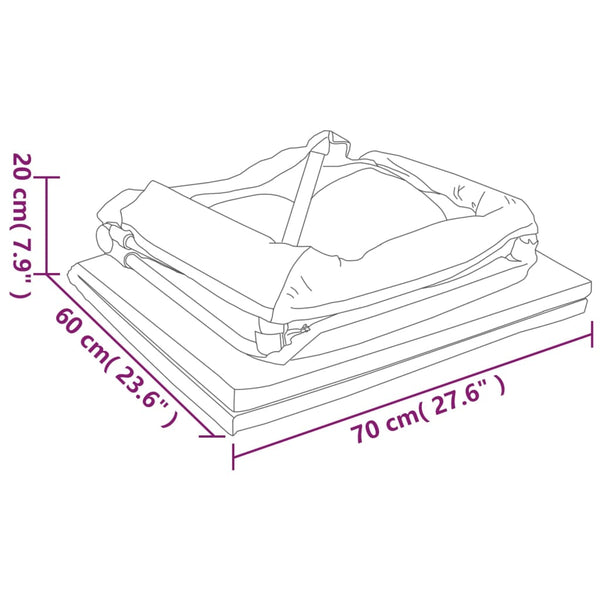 vidaXL Baby Playpen with Mattress Green Linen Fabric