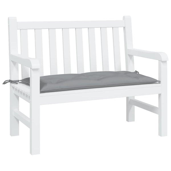 vidaXL Garden Bench Cushion Grey 110x50x7 cm Oxford Fabric