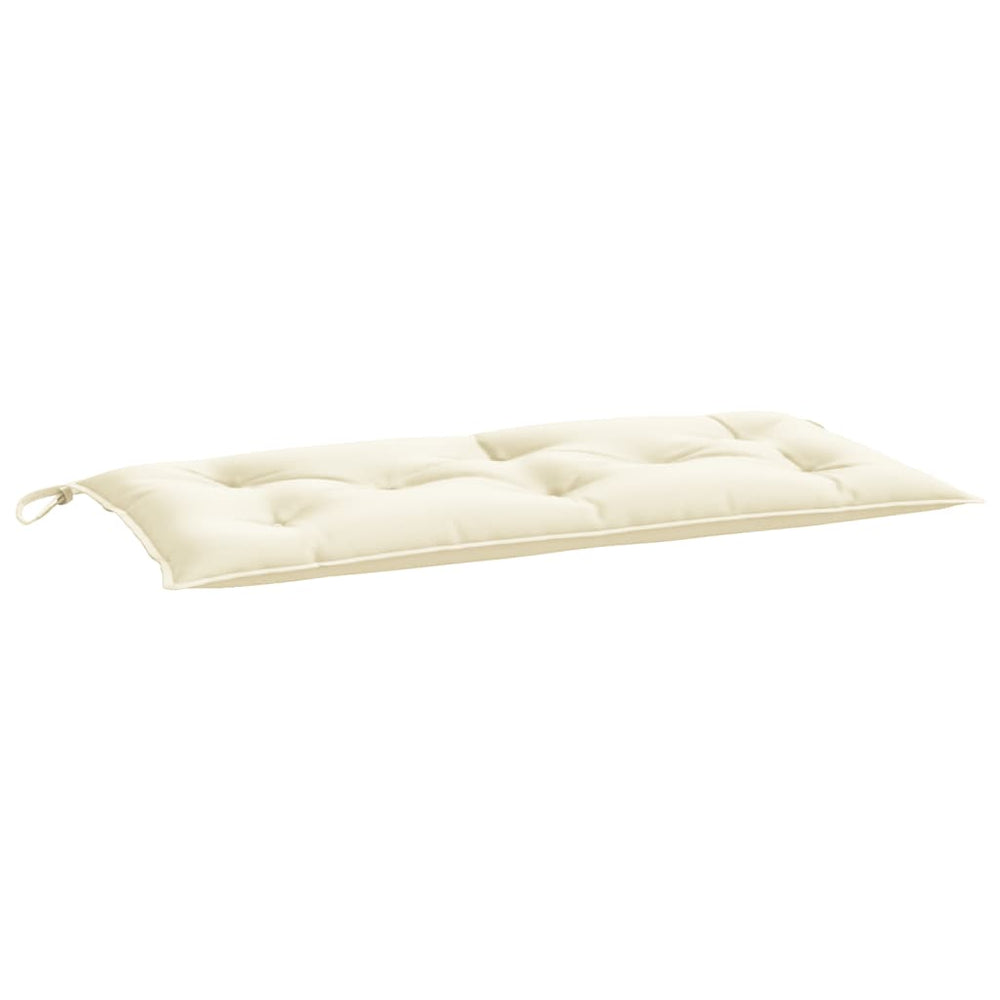 vidaXL Garden Bench Cushion Cream 110x50x7 cm Oxford Fabric