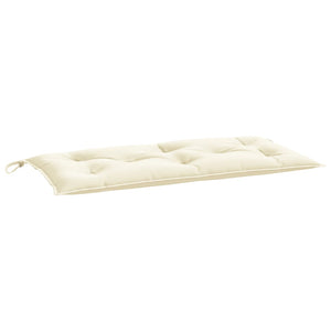 vidaXL Garden Bench Cushion Cream 110x50x7 cm Oxford Fabric