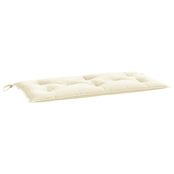 vidaXL Garden Bench Cushion Cream 110x50x7 cm Oxford Fabric