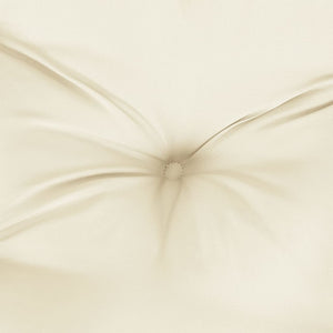 vidaXL Garden Bench Cushion Cream 110x50x7 cm Oxford Fabric
