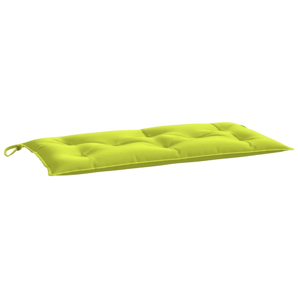 vidaXL Garden Bench Cushion Light Green 110x50x7 cm Oxford Fabric