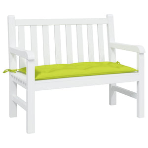 vidaXL Garden Bench Cushion Light Green 110x50x7 cm Oxford Fabric