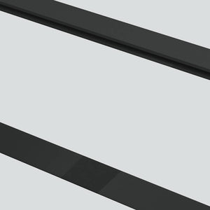 vidaXL Sliding Door Tempered Glass and Aluminum 76x205 cm Black