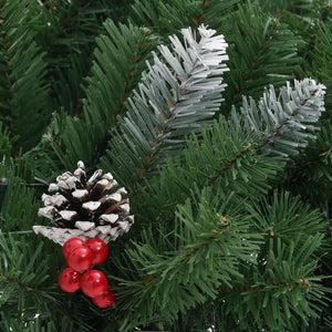 vidaXL Artificial Christmas Tree with Lights Outdoor Green 40 cm