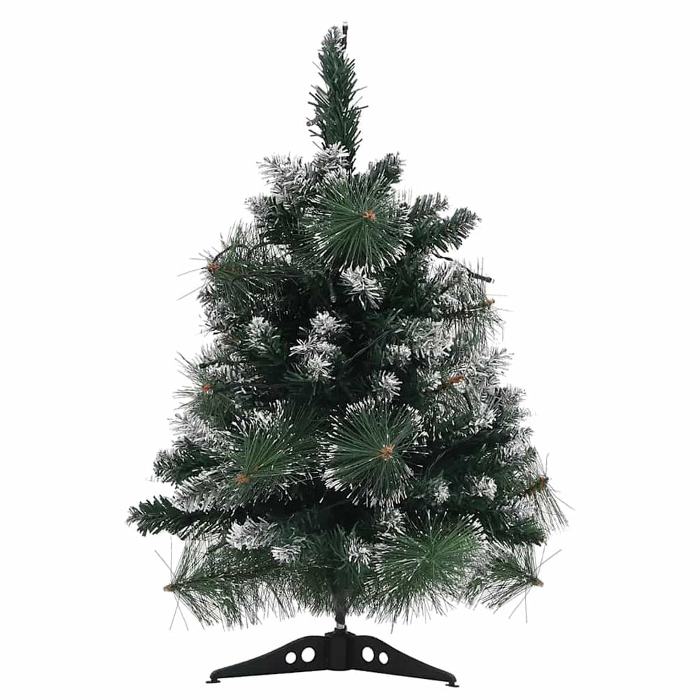 vidaXL Artificial Christmas Tree with Lights & Stand Green 60 cm