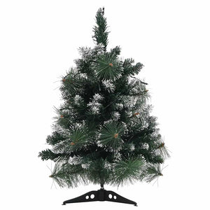 vidaXL Artificial Christmas Tree with Lights & Stand Green 60 cm