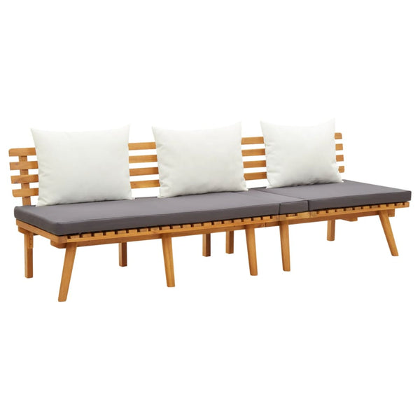 vidaXL Garden Daybed 200x65 cm Solid Acacia Wood
