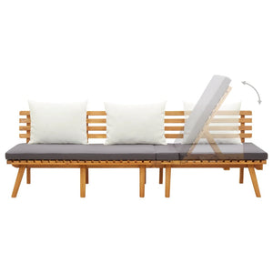 vidaXL Garden Daybed 200x65 cm Solid Acacia Wood