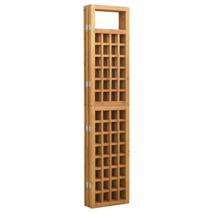 vidaXL Trellis/Room Divider 5-Panel Solid Fir Wood 201.5x180 cm