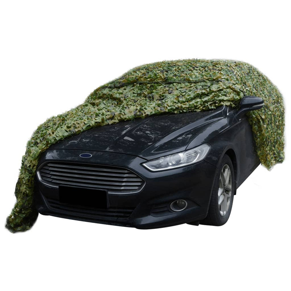 vidaXL Camouflage Net with Storage Bag 2x4 m Green